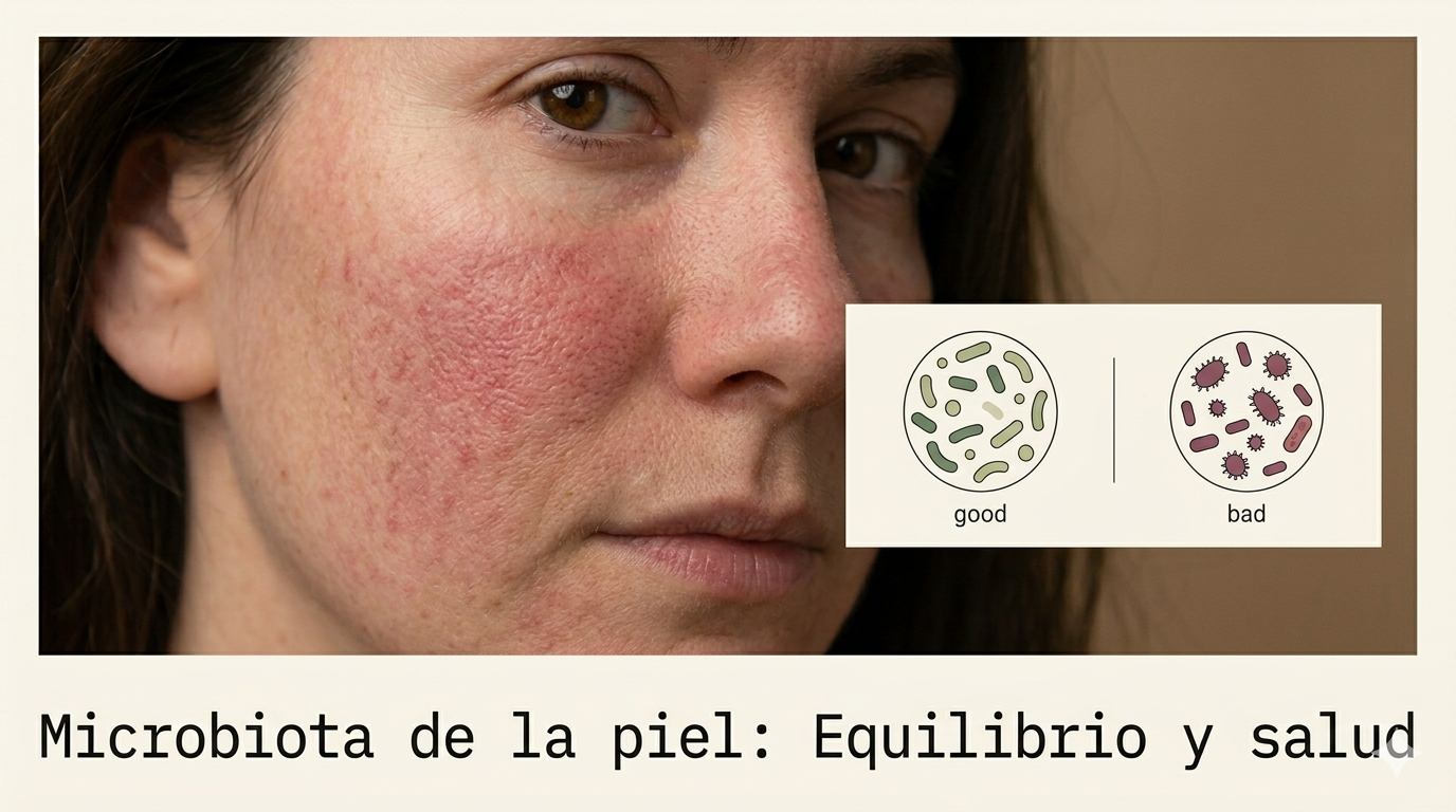 Microbiota de la piel: qué es y por qué puede empeorar la piel sensible