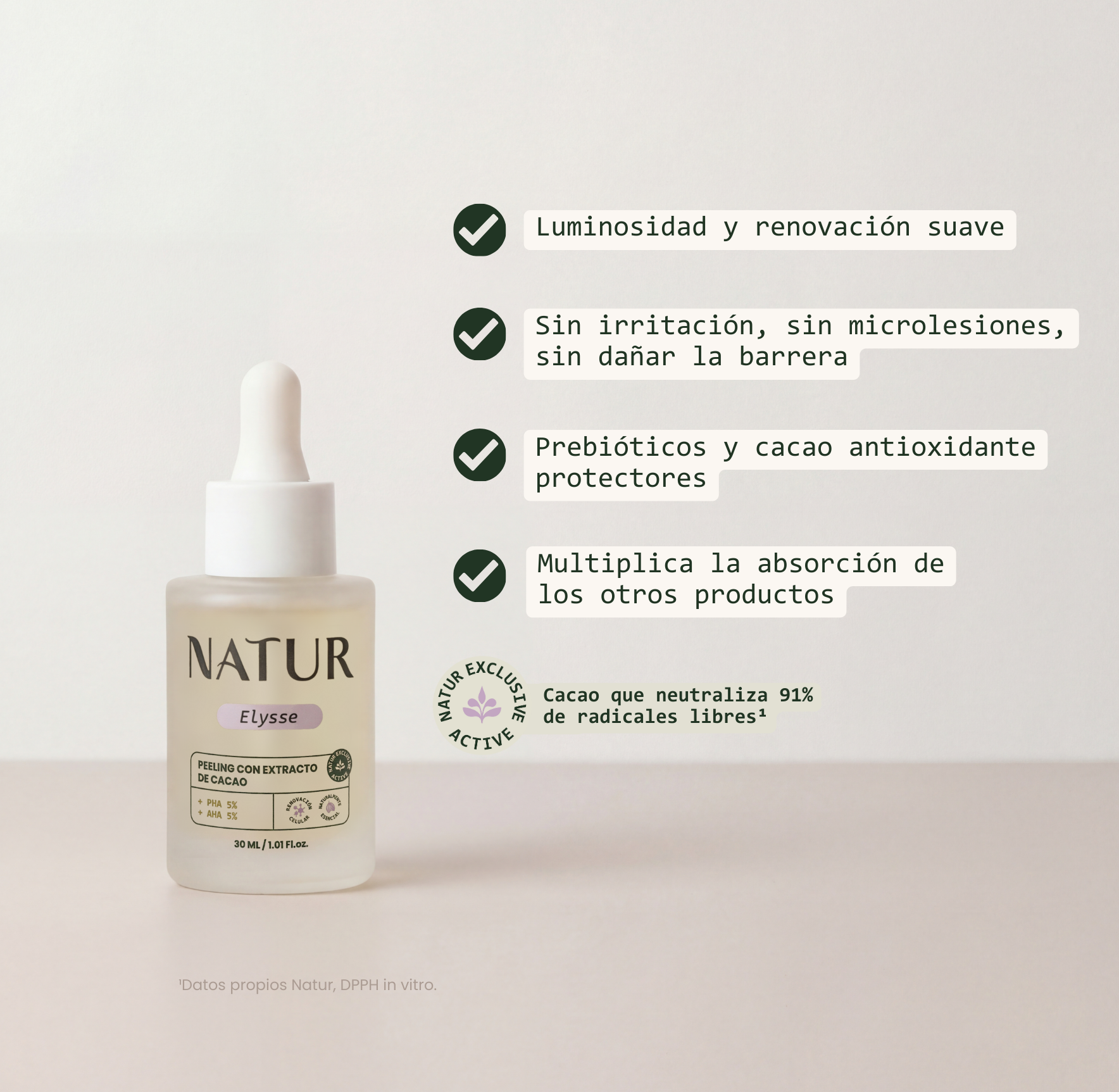 Exfoliante Facial Natural Elysse